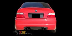 BMW E36 to E46 M3 CSL Style Conversion Rear Bumper With Diffuser