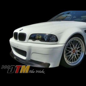 BMW E46 M3 1 Piece Style Front Lip (Fits CSL Bumper Only)
