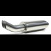 Twin DTM Stainless Steel Polished Exhaust Muffler Universal
